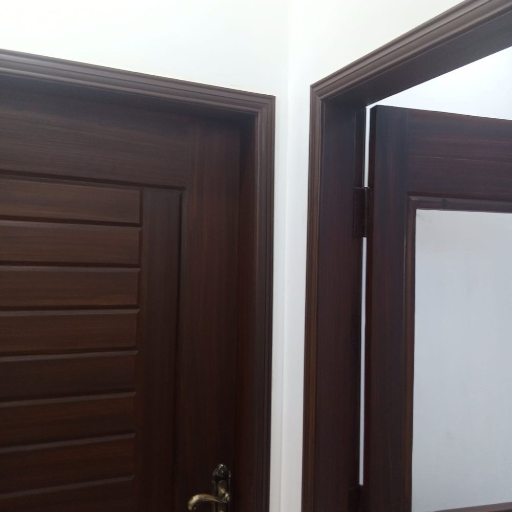 DEX fiber door installed in an HDPE door frame