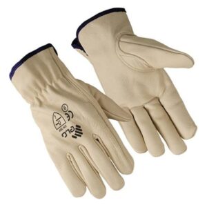 Leather Driver Gloves – Natural Finish (DG-015)