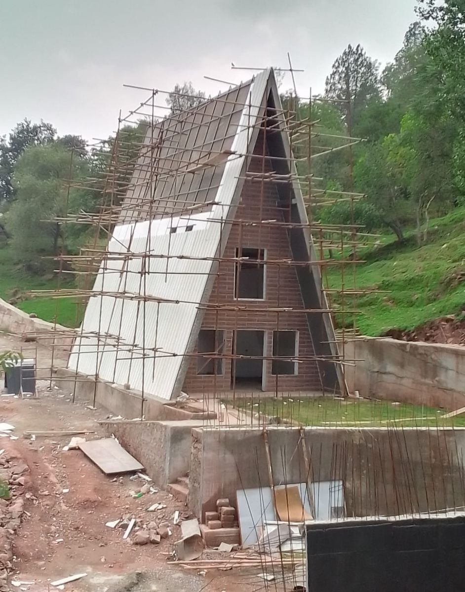 A-frame villa UPVC roof Murree