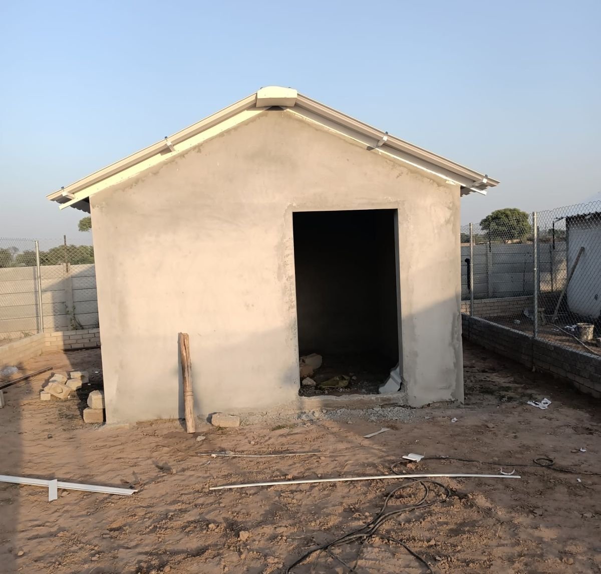 UPVC roof installation farmhouse